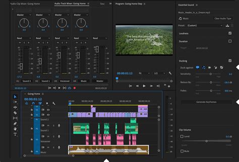 premiere make 1 chanel audio 2|adobe premiere pro mixing audio.